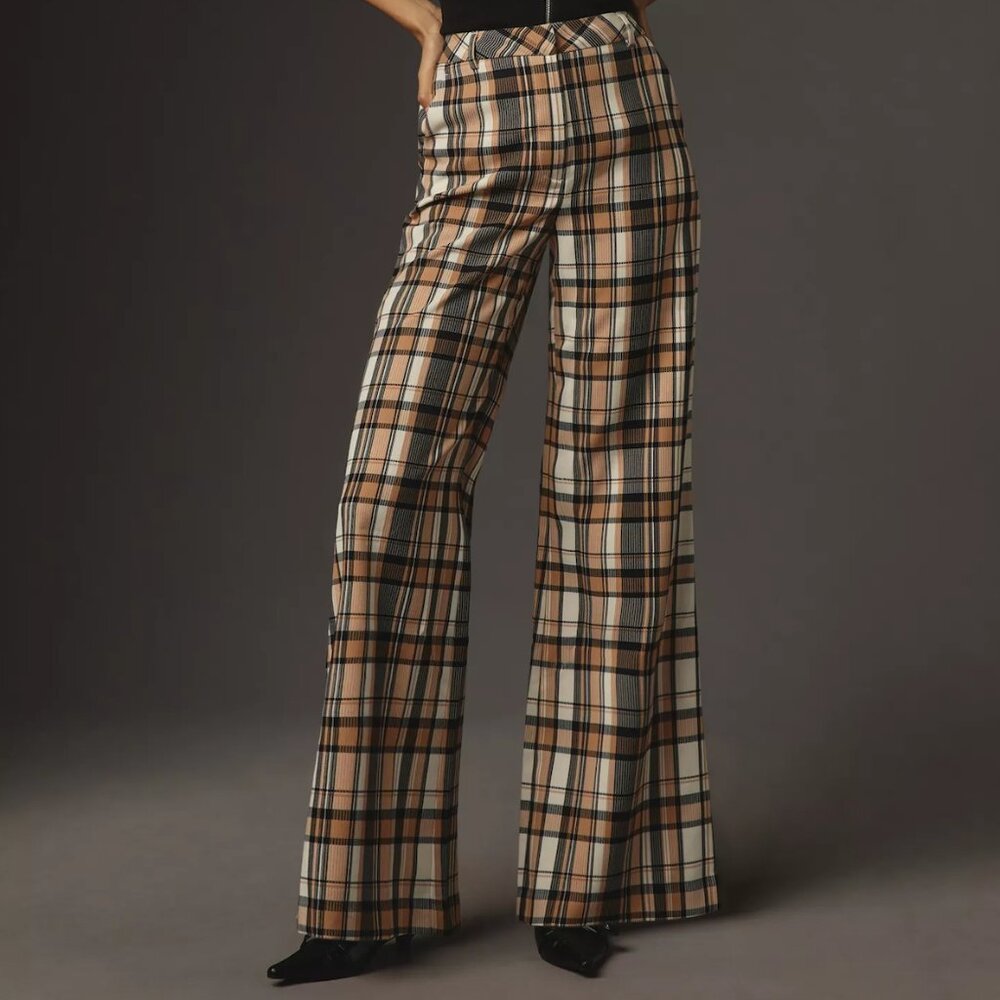 Anthropologie Maeve Wide-Leg Trousers